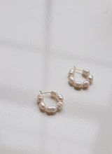 Load image into Gallery viewer, The Mini Pearl Hoops
