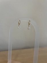 Load image into Gallery viewer, Dainty Daisy Hoops
