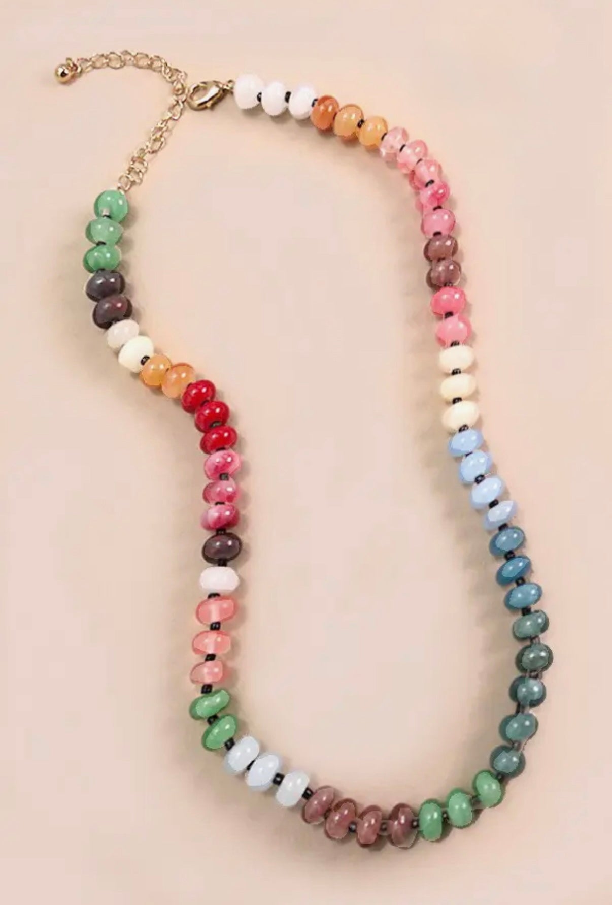 Glass Beaded Necklace