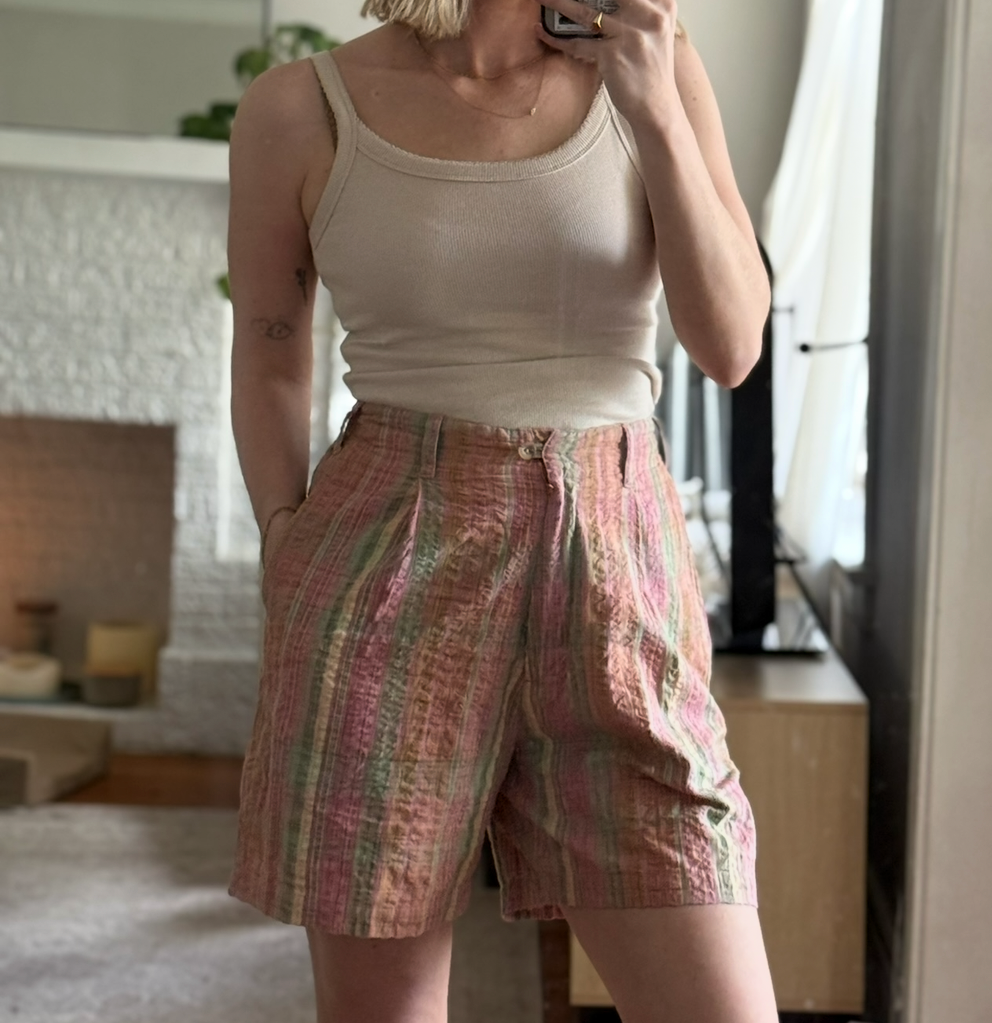 Vintage Plaid Shorts