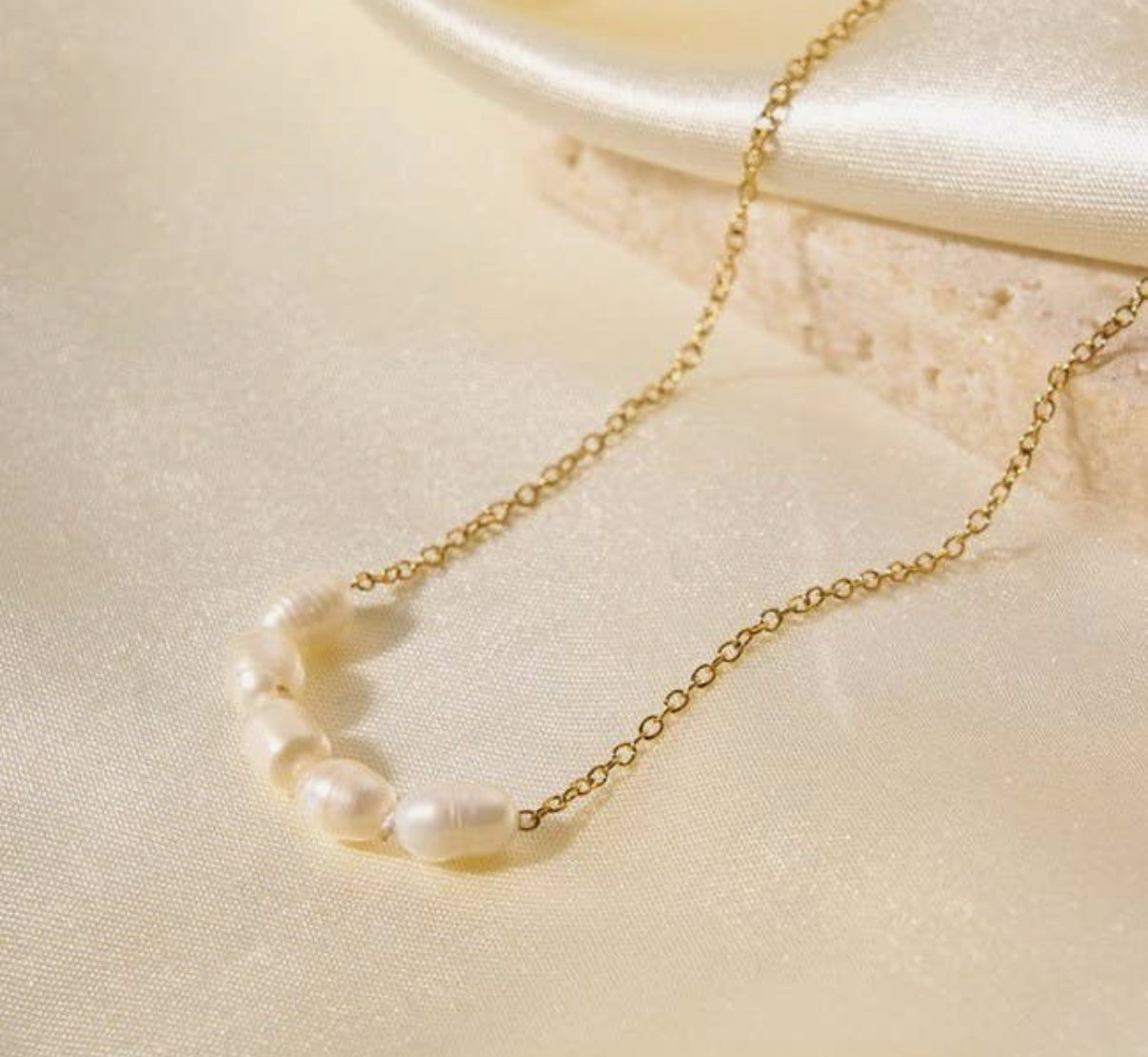 Pearl Stainless Steel Necklace