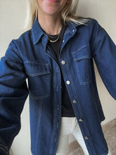 Load image into Gallery viewer, Darcie Denim Shirt Jacket
