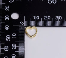 Load image into Gallery viewer, Gold Filled Mini Heart Hoops
