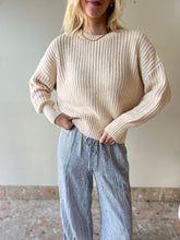 Load image into Gallery viewer, Olive + Cradle 100% Cotton Sweater
