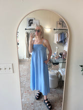 Load image into Gallery viewer, Baby Blues Linen Dress
