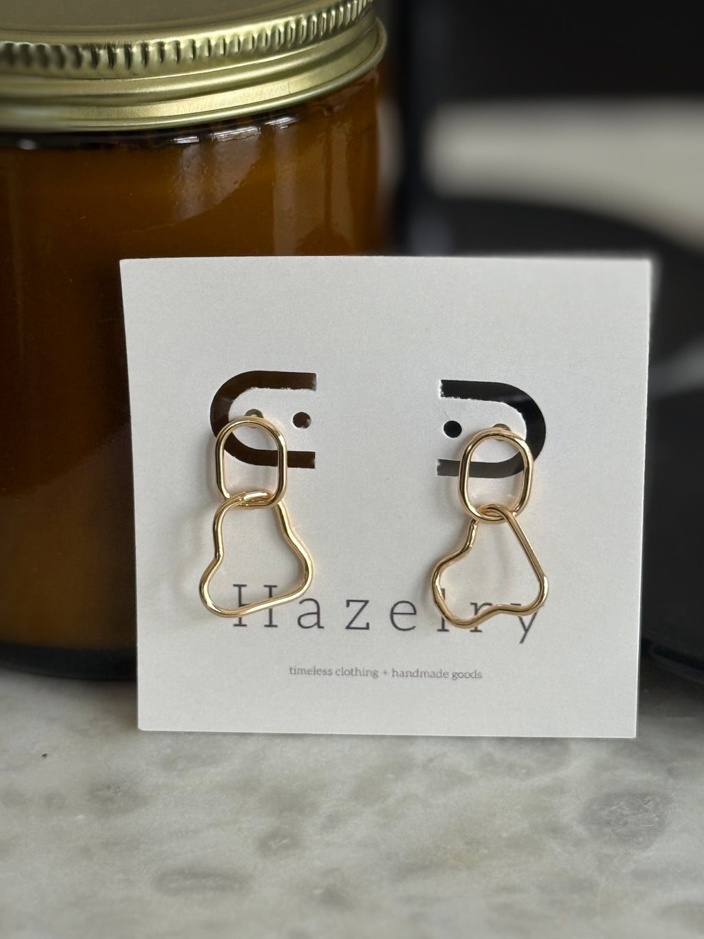 Dainty Abstract Earring
