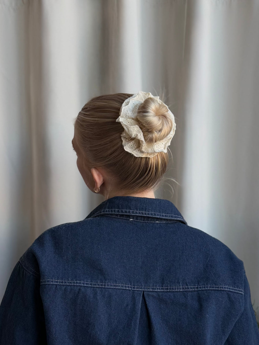 Eyelet Lace Scrunchie