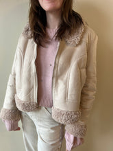 Load image into Gallery viewer, Cozy Sherpa + Suede Jacket
