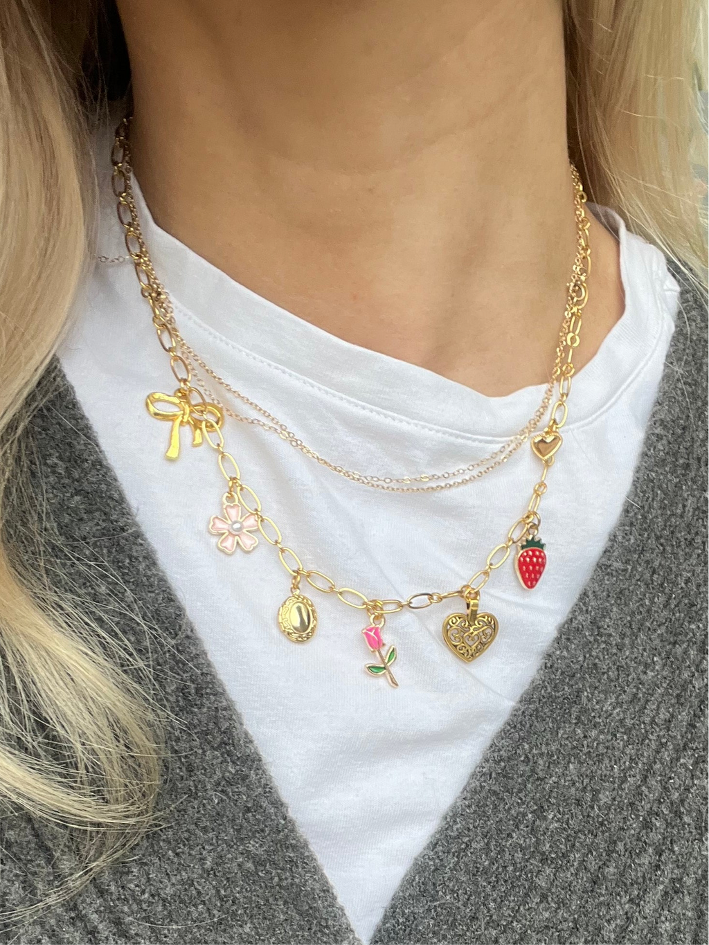 Custom Charm Necklace or Bracelet