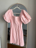 Puff Sleeve Mini Dress