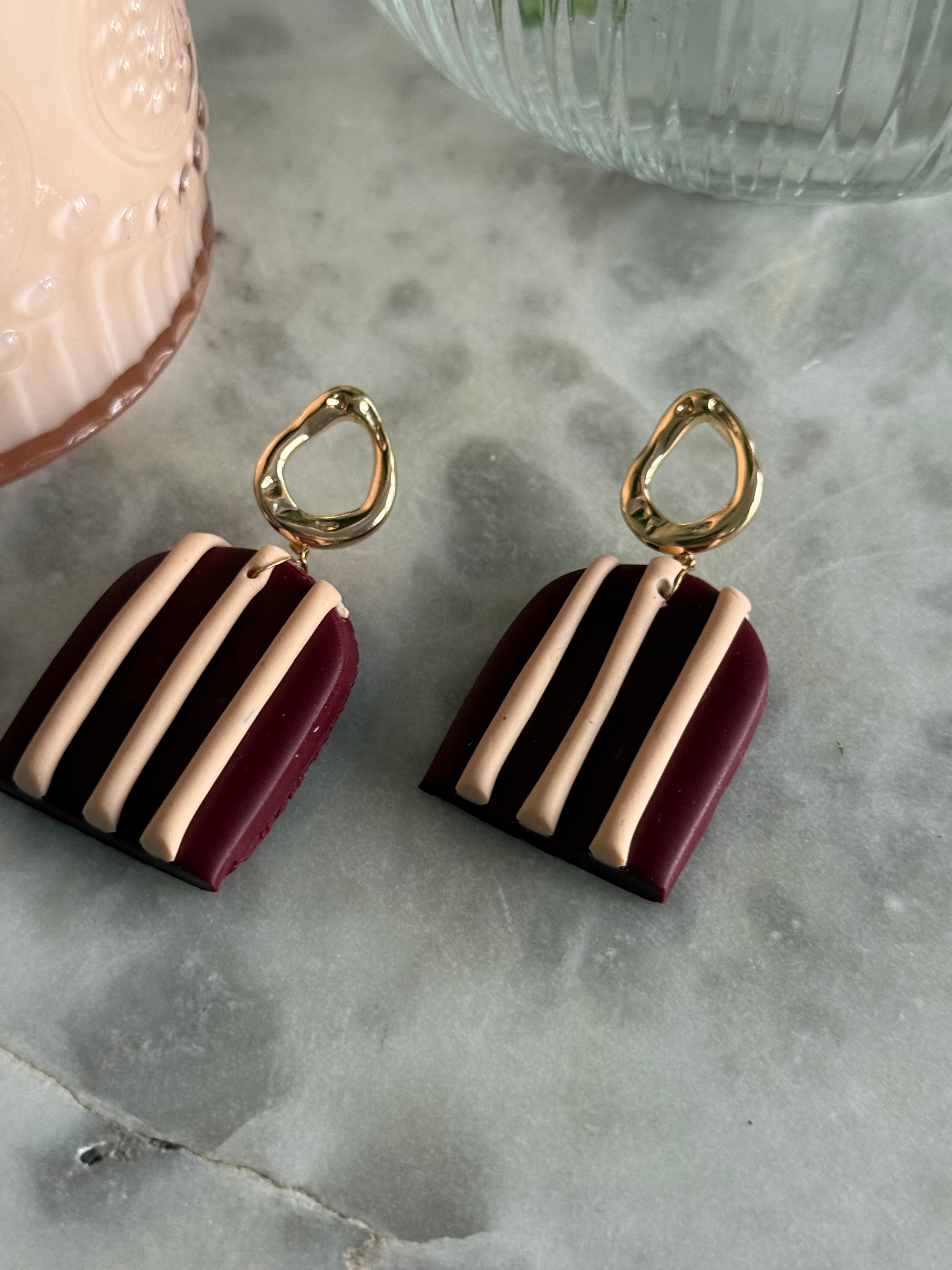 Black Cherry Earrings