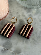 Load image into Gallery viewer, Black Cherry Earrings
