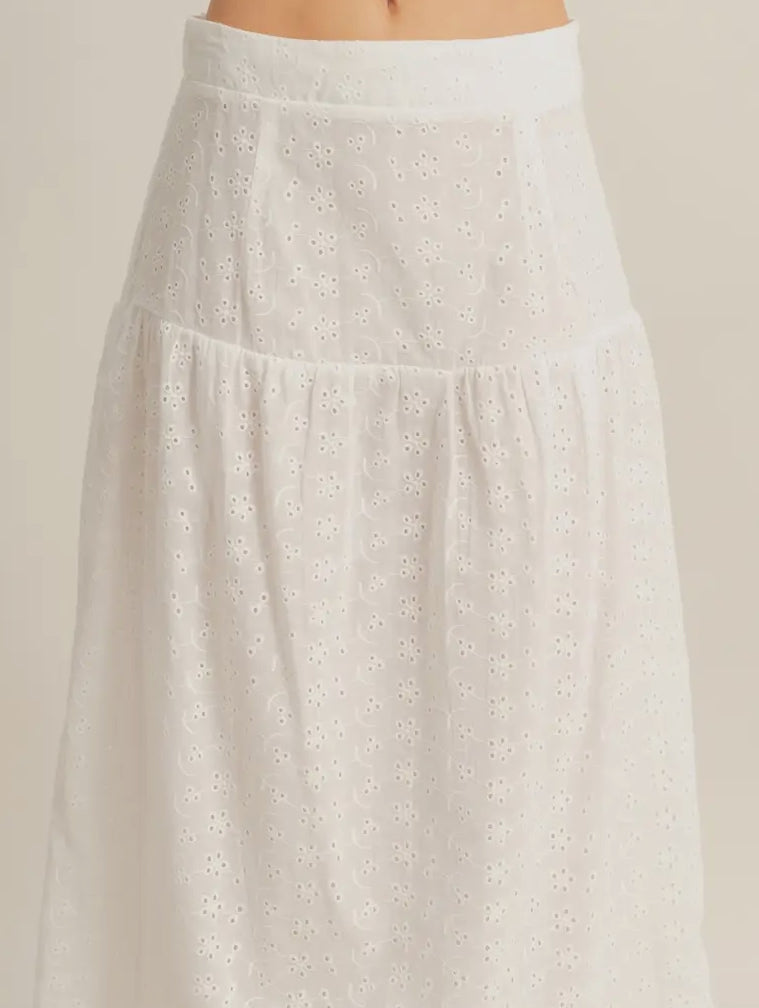 The Doe Eyelet Skirt