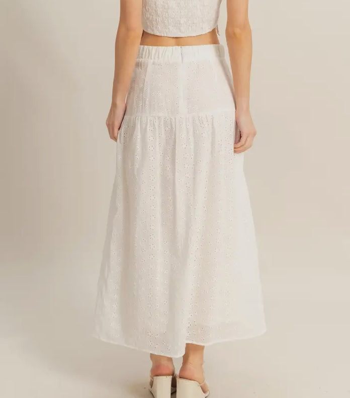 The Doe Eyelet Skirt