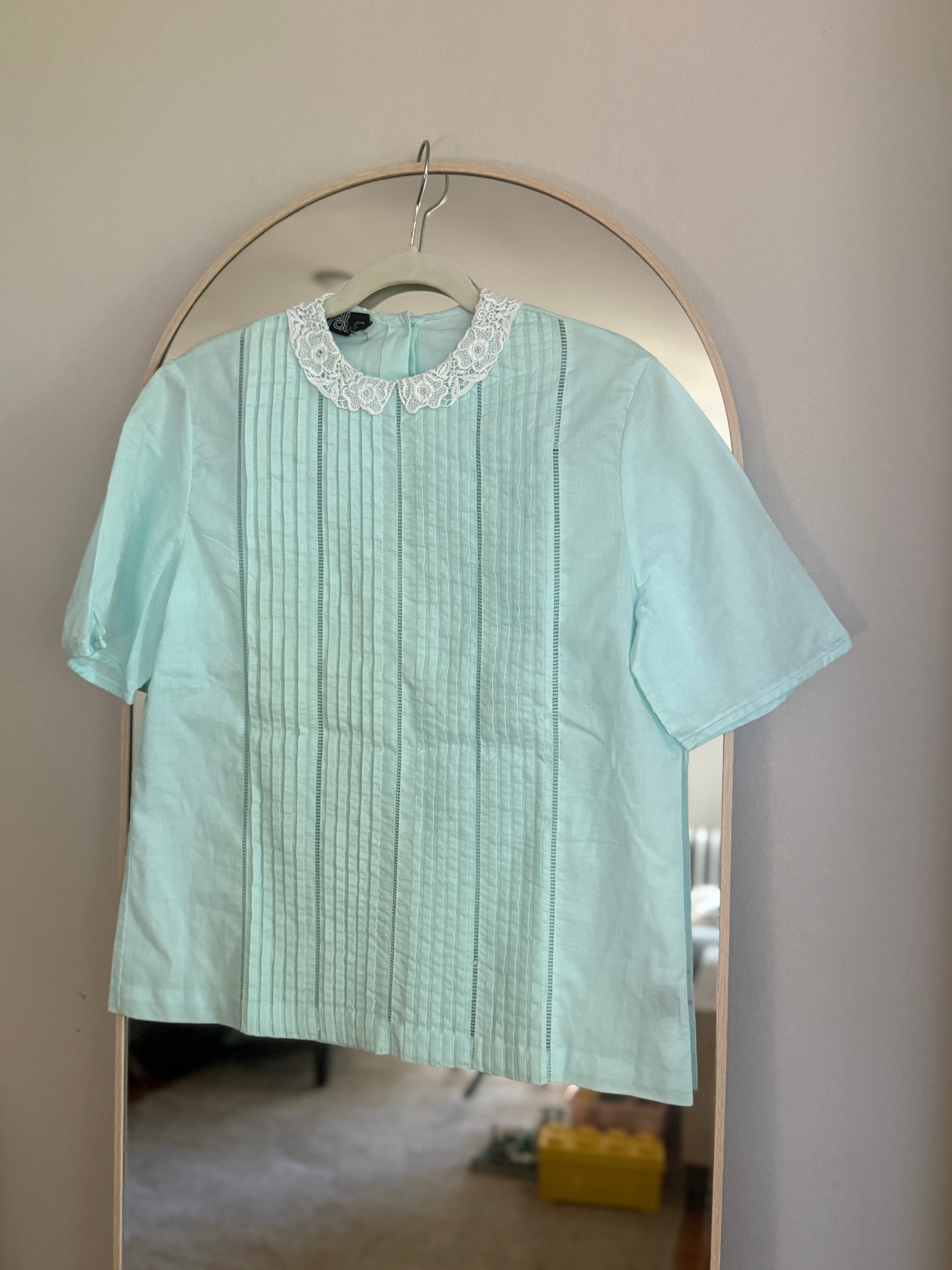 Vintage Seafoam Blouse