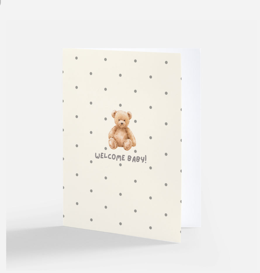 welcome baby card