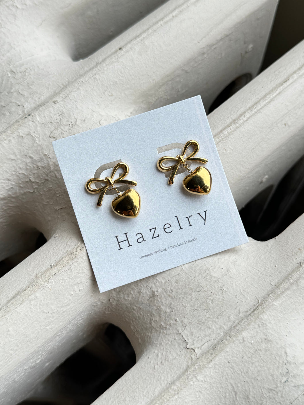 Sweetheart Bow Earrings