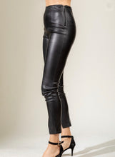 Load image into Gallery viewer, Faux leather Split Leggings
